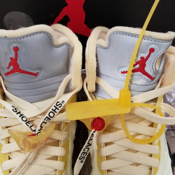 Air Jordan 5 Retro SP Off-White DH8565 100 Size 6.5
